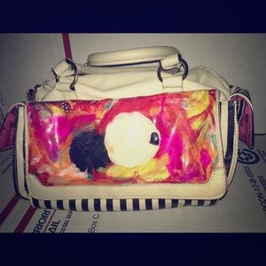 Betsey Johnson faux leather handbag